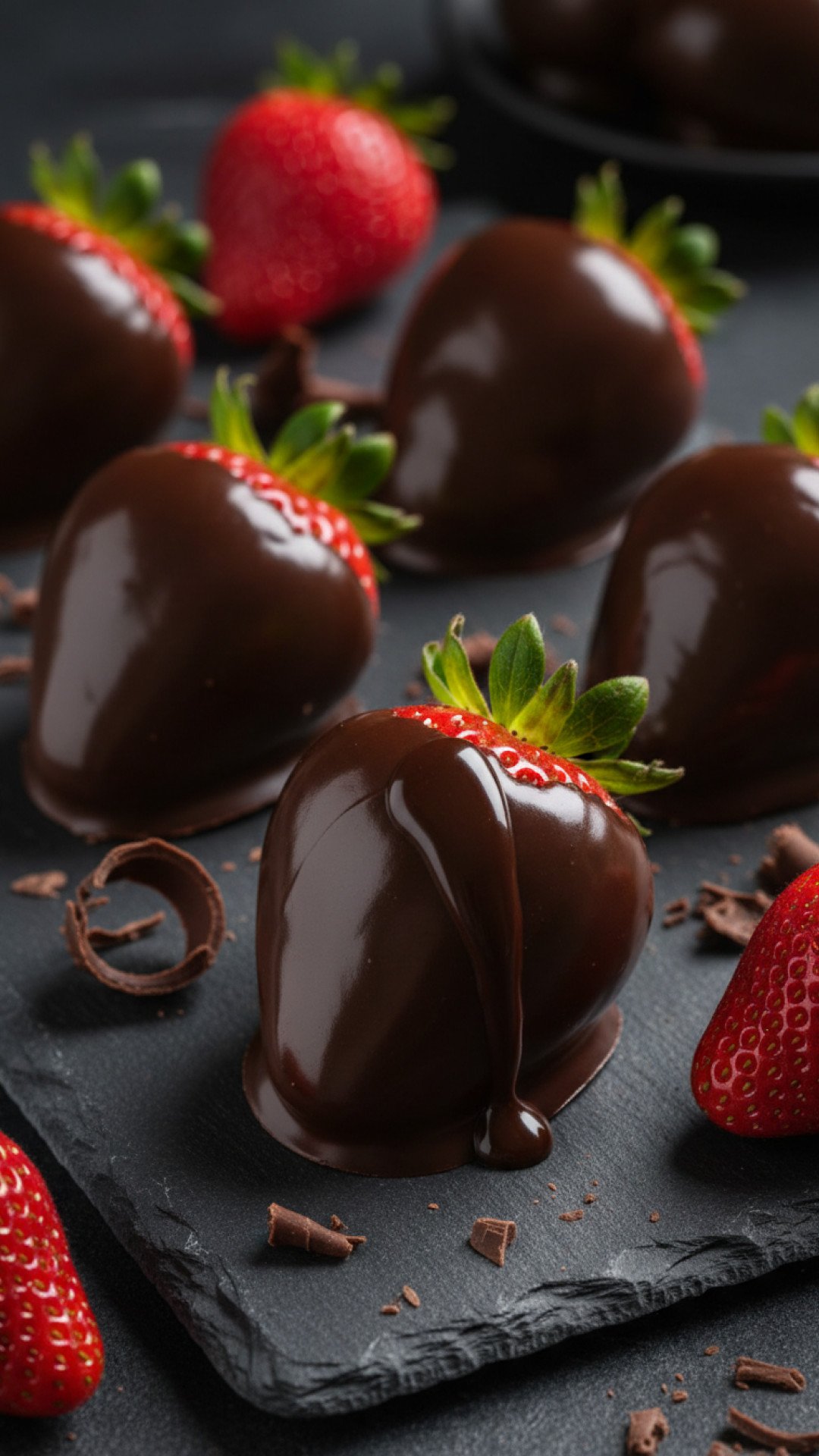 Fang Chocolate Dipped Strawberries Preparation