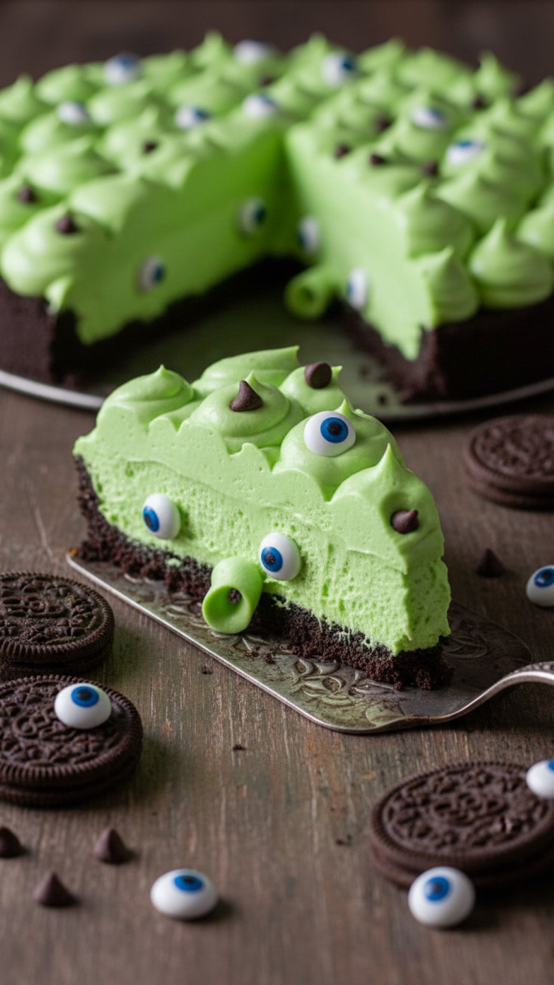 Frankenstein Monster Pie Preparation