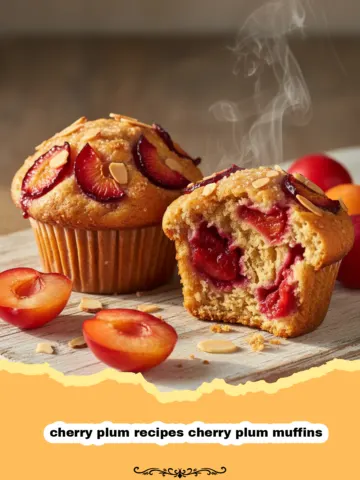 The Most Delicious Cherry Plum Muffins You Will Ever Taste