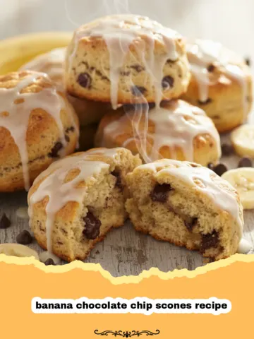 The Ultimate Fluffy Banana Chocolate Chip Scones Recipe