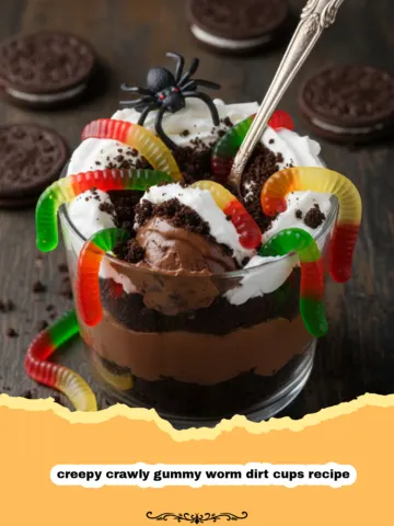 Creepy Crawly Gummy Worm Dirt Cups Recipe: A Nostalgic Childhood Treat