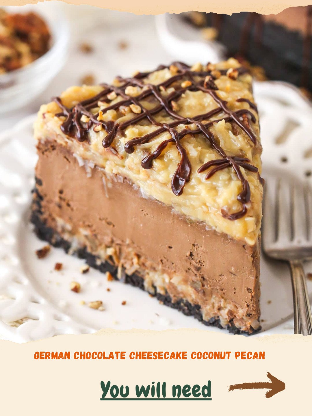 The Ultimate German Chocolate Cheesecake: A Decadent Coconut Pecan Dream 4 German Chocolate Cheesecake with Coconut Pecan Topping Preparation