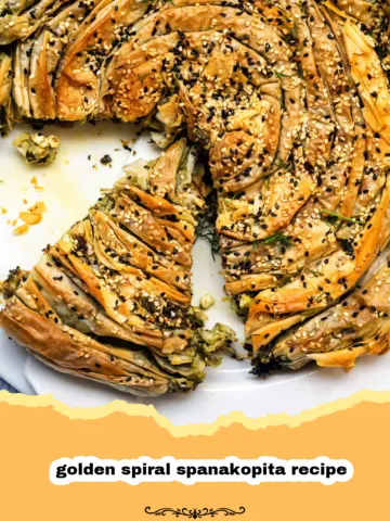The Ultimate Golden Spiral Spanakopita: A Family Favorite Greek Pie
