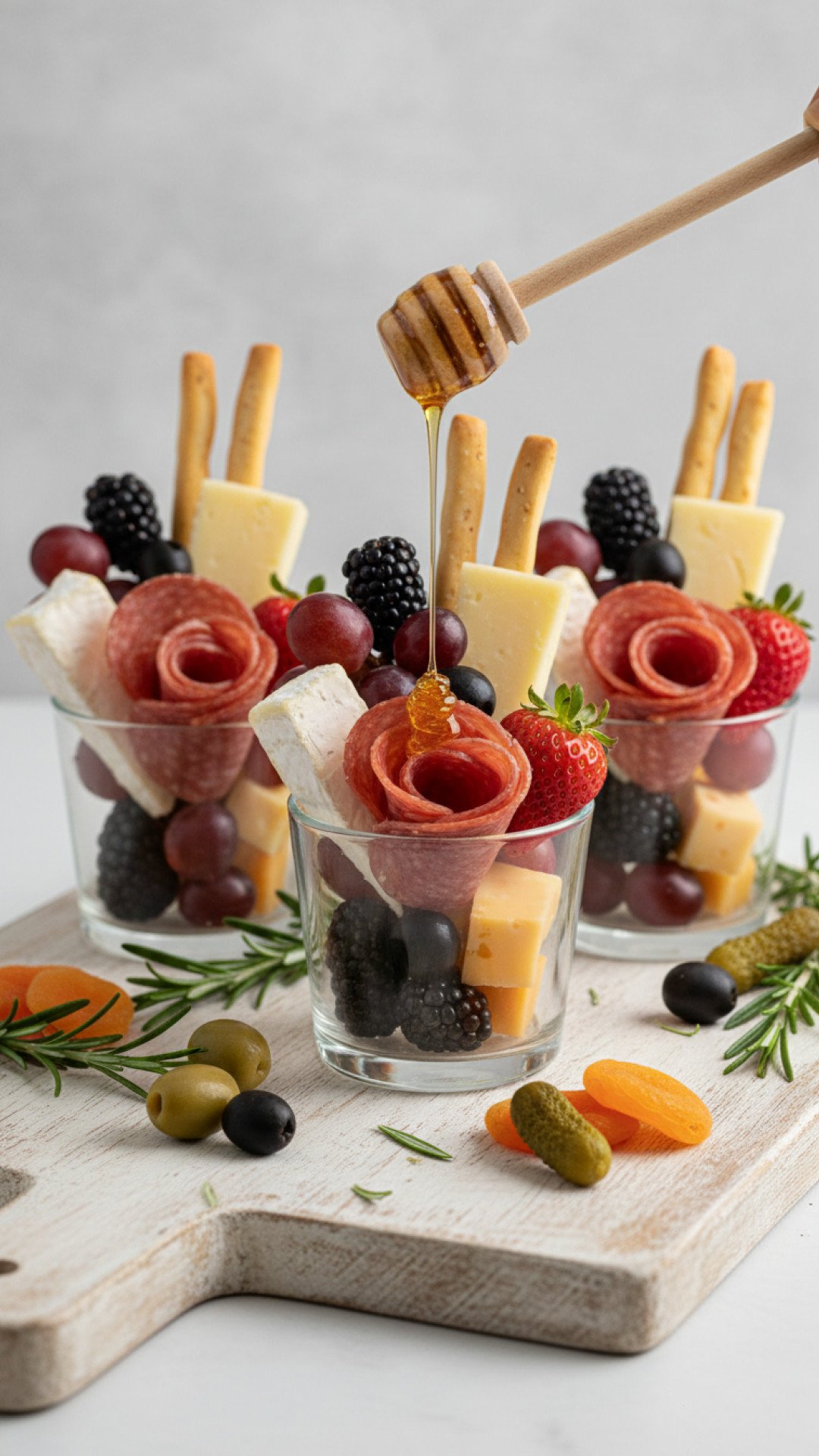 Gourmet Individually Portioned Charcuterie Cups Preparation