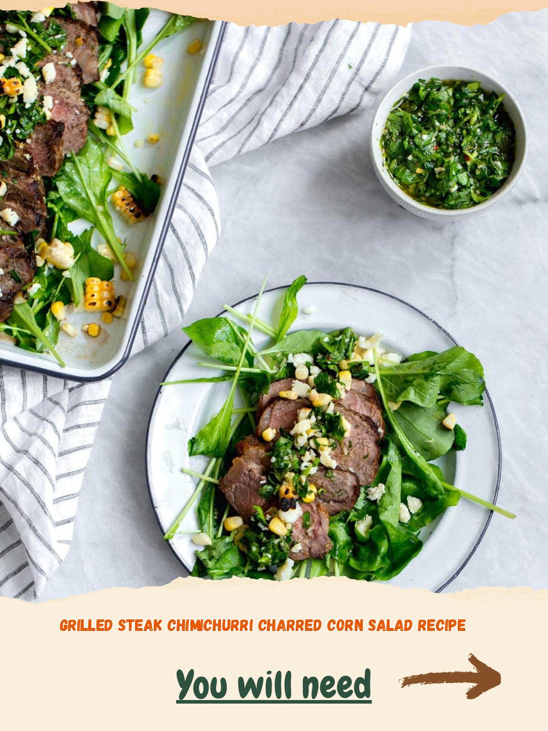 The Ultimate Grilled Steak Chimichurri Charred Corn Salad: Your New Summer Favorite! 4 Grilled Steak Chimichurri Charred Corn Salad Preparation