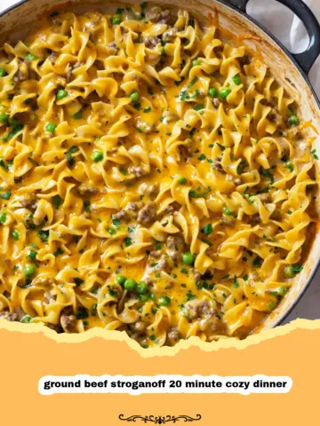 Ground Beef Stroganoff: Your New Favorite 20-Minute Cozy Dinner