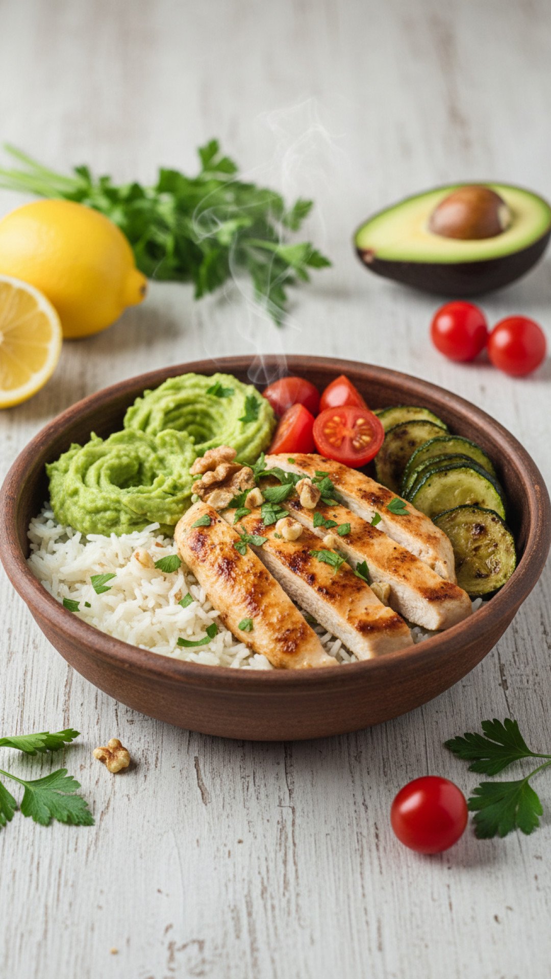 The Best Chicken Avocado Bowl Recipe for a Healthy Weeknight Dinner 4 Healthy Chicken Avocado Bowl Preparation