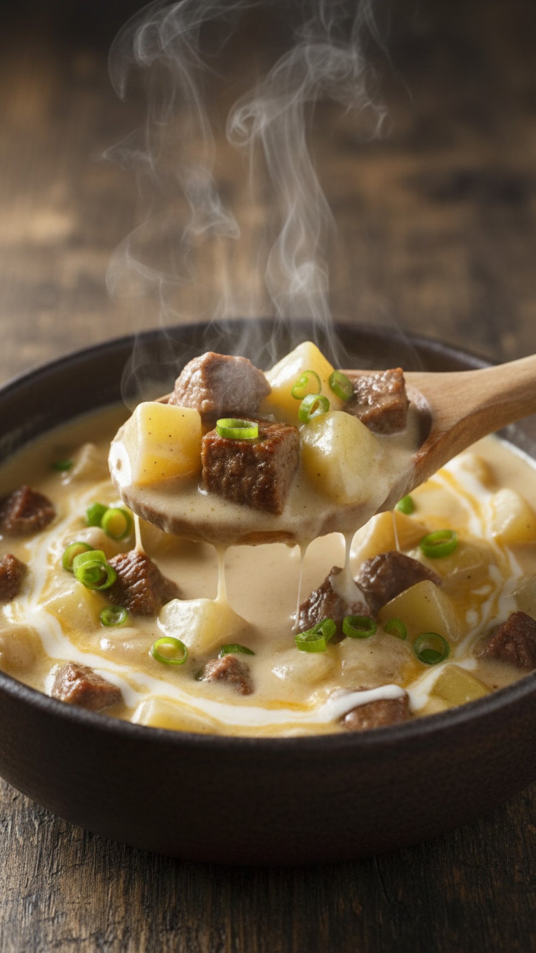 The Ultimate Comfort: Rich and Hearty Creamy Steak and Potato Soup 4 Hearty Creamy Steak and Potato Soup Preparation