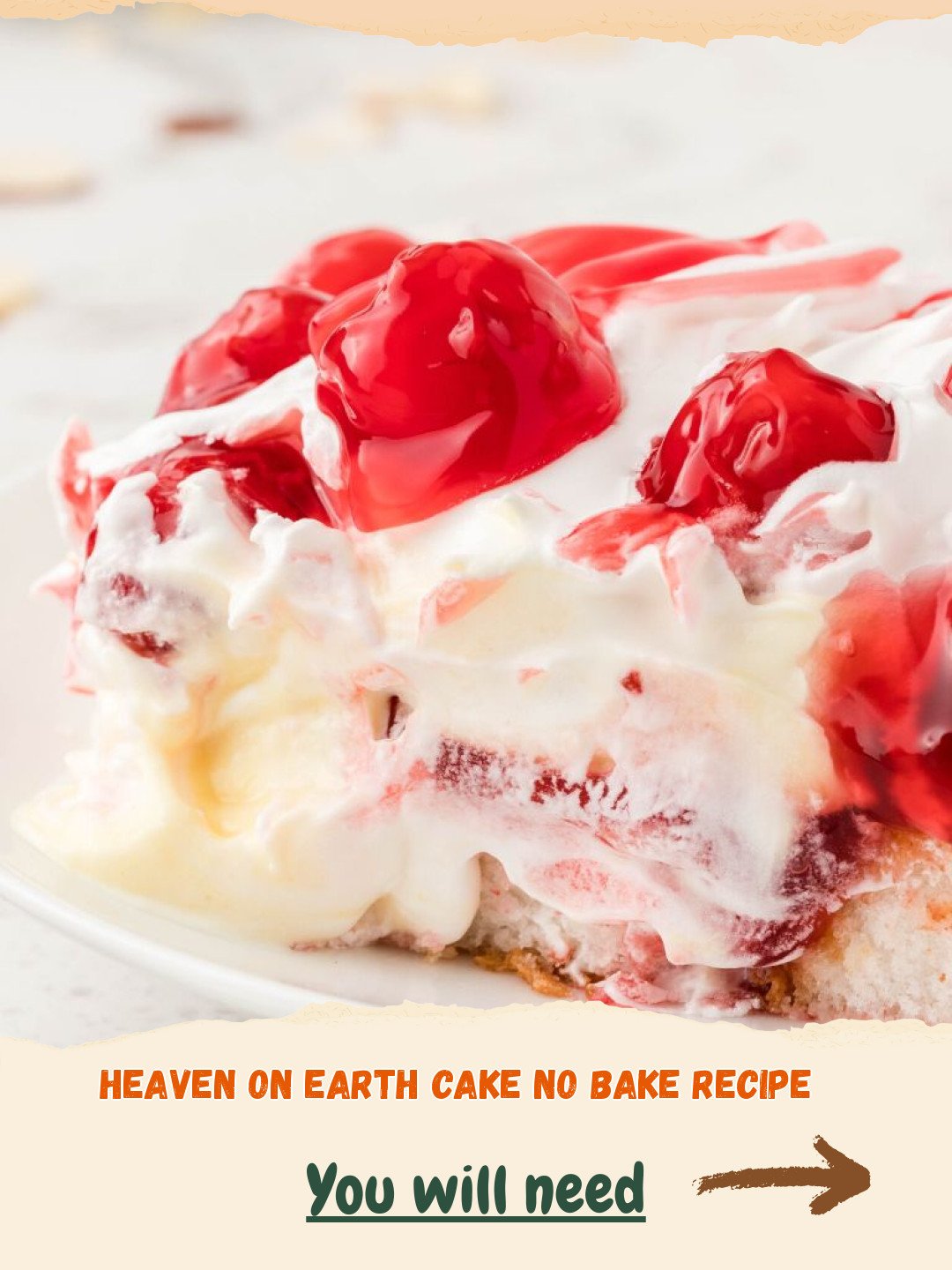 Heaven on Earth No-Bake Cake Preparation