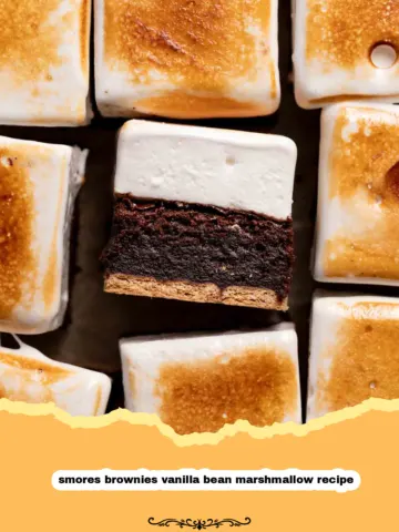 The Ultimate S'mores Brownies with Homemade Vanilla Bean Marshmallow 21 The Ultimate S’mores Brownies with Homemade Vanilla Bean Marshmallow