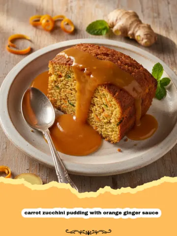 Carrot Zucchini Pudding with Orange Ginger Sauce: A Spiced Delight 4 Carrot Zucchini Pudding with Orange Ginger Sauce: A Spiced Delight