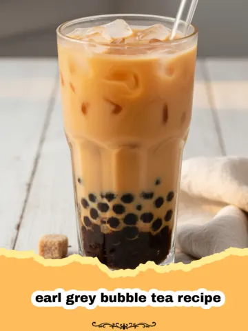 The Ultimate Homemade Earl Grey Bubble Tea