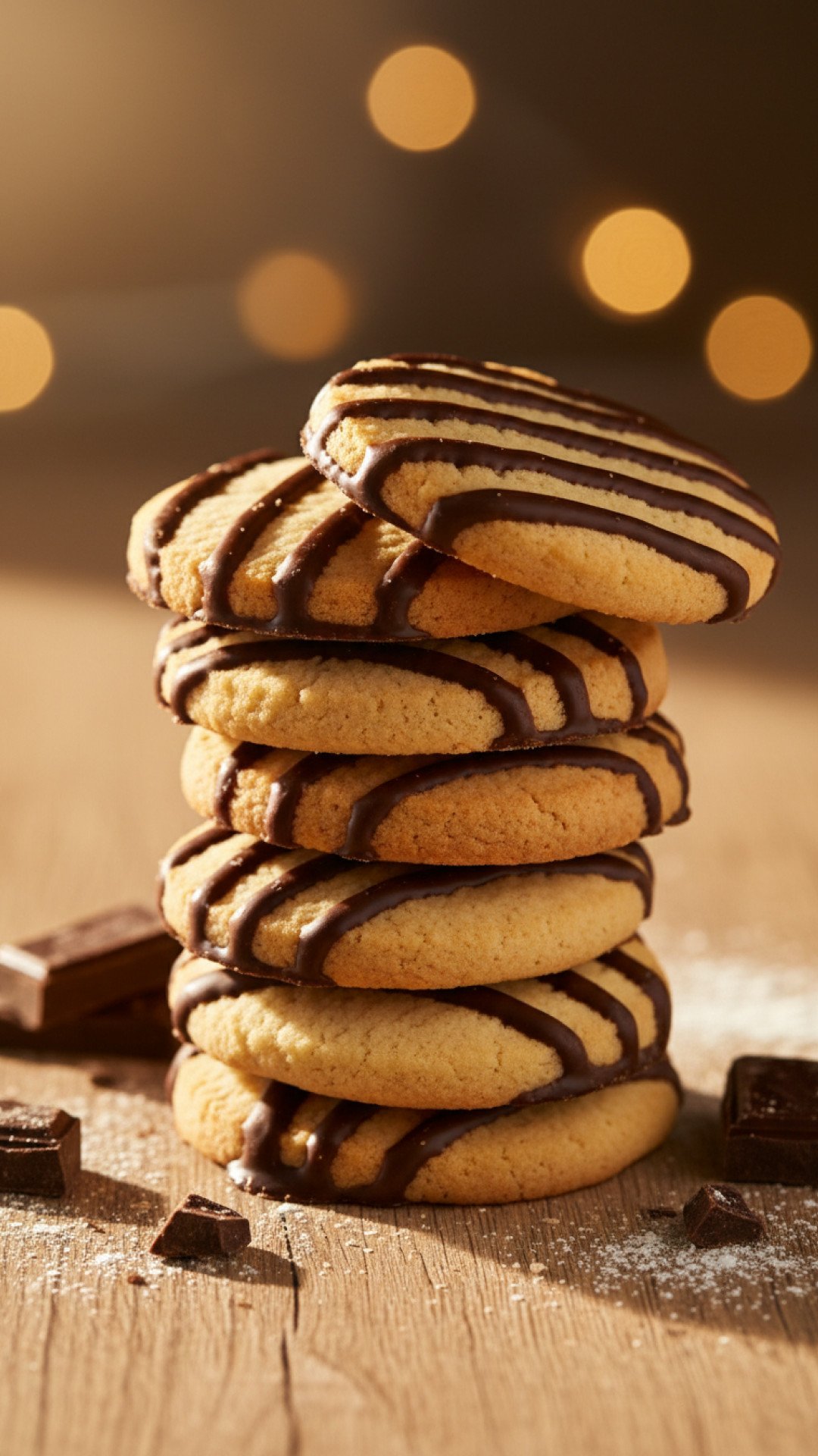Homemade Fudge Stripe Cookies Preparation
