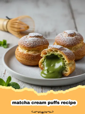 Matcha Cream Puffs Recipe: The Perfect Balance of Earthy and Sweet 5 Matcha Cream Puffs Recipe: The Perfect Balance of Earthy and Sweet