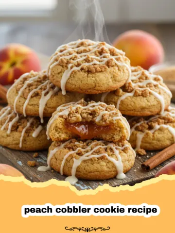 The Ultimate Peach Cobbler Cookie Recipe: A Soft Summer Treat