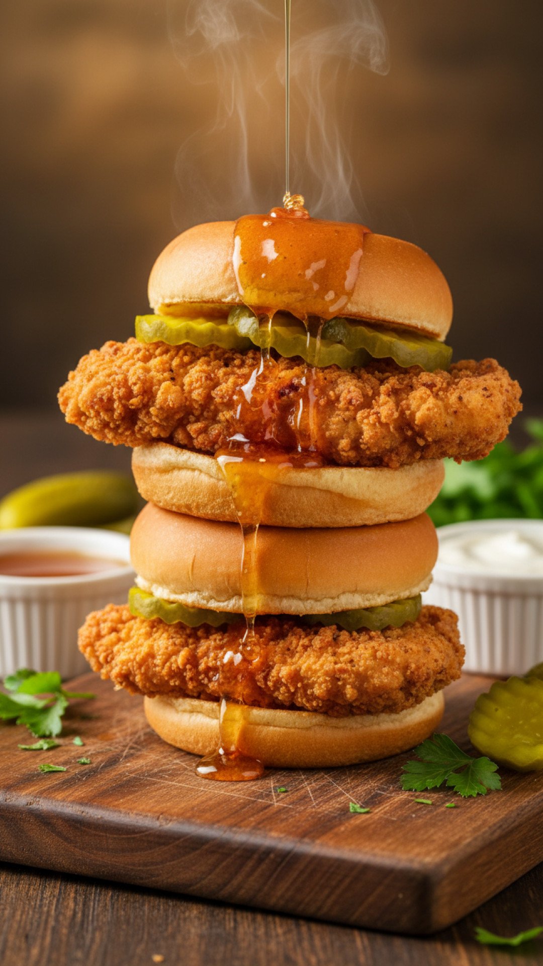 Irresistible Hot Honey Chicken Sliders: Your New Favorite Party Bite! 4 Hot Honey Chicken Sliders Preparation