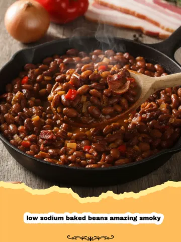 The Best Smoky Low Sodium Baked Beans You’ll Ever Taste