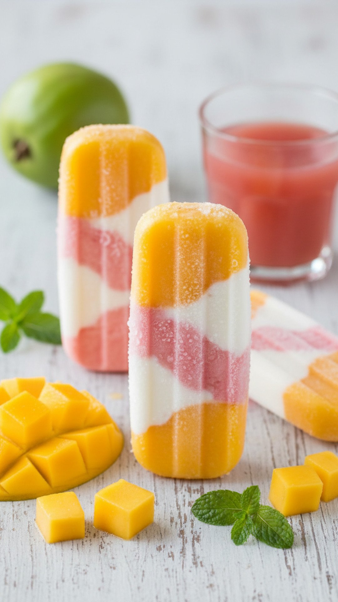 Refreshing Mango Guava Popsicles Recipe 4 Mango Guava Popsicles Preparation
