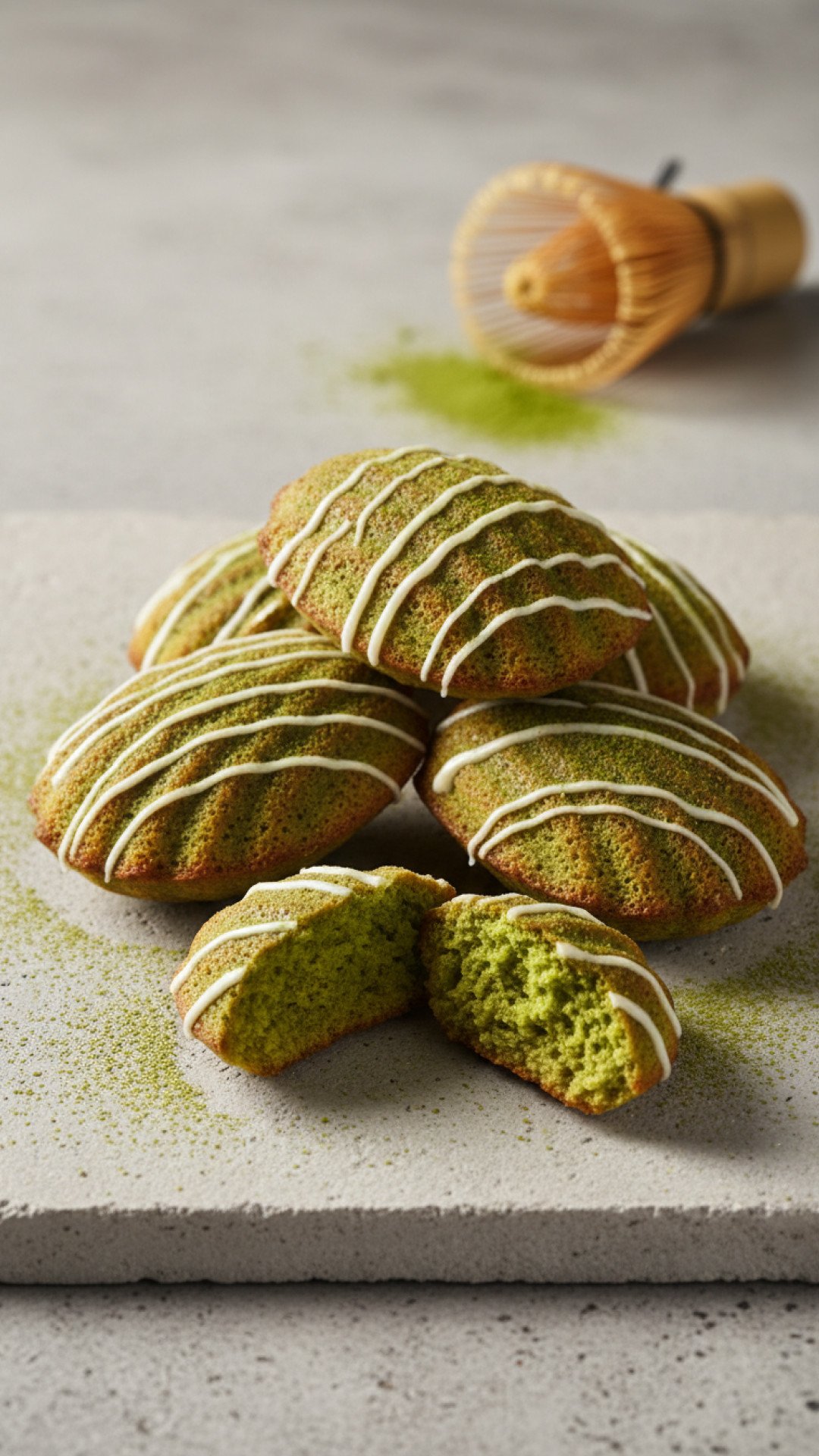Matcha Madeleines Preparation