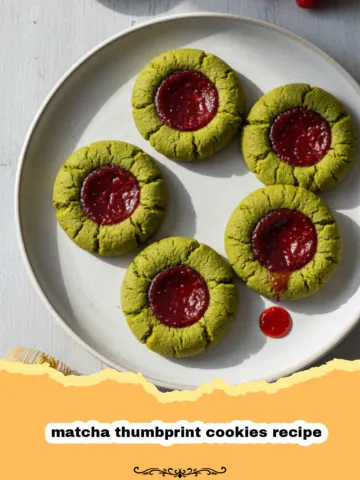 The Ultimate Matcha Thumbprint Cookies: Earthy, Buttery, and Sweet