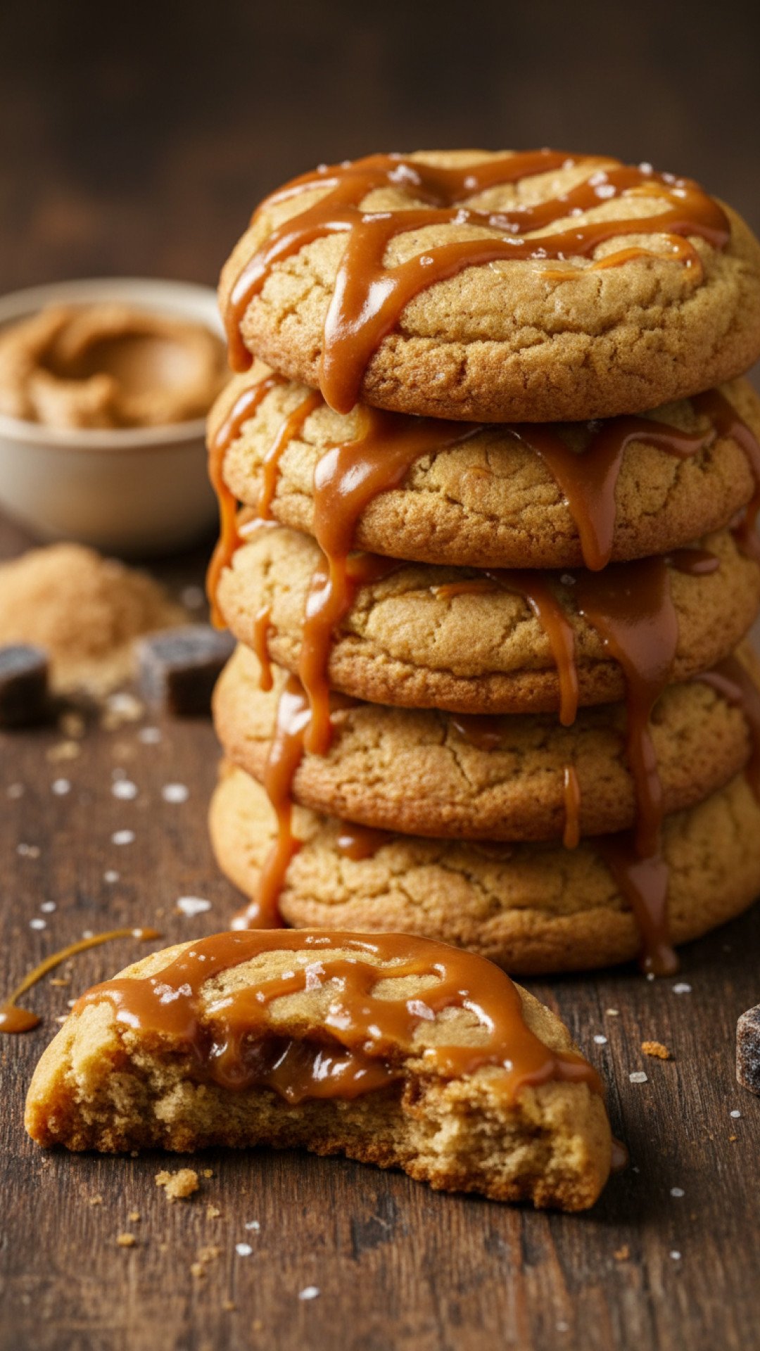 Miso Caramel Cookies Preparation