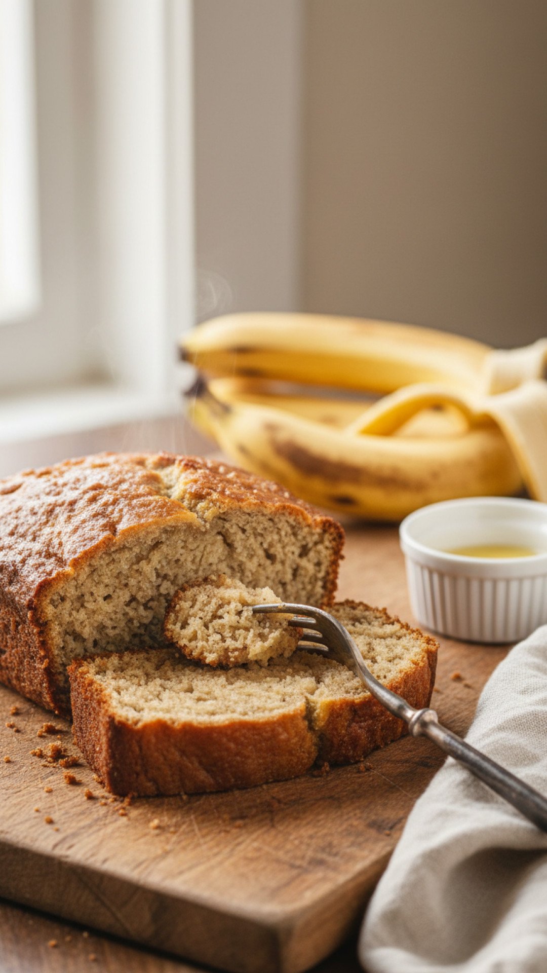 Moist Buttermilk Banana Bread Preparation