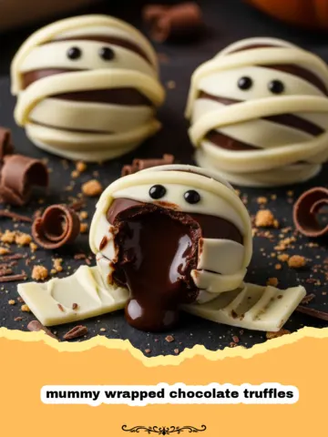 Mummy Wrapped Chocolate Truffles: A Spooky and Sweet Halloween Delight 24 Mummy Wrapped Chocolate Truffles: A Spooky and Sweet Halloween Delight