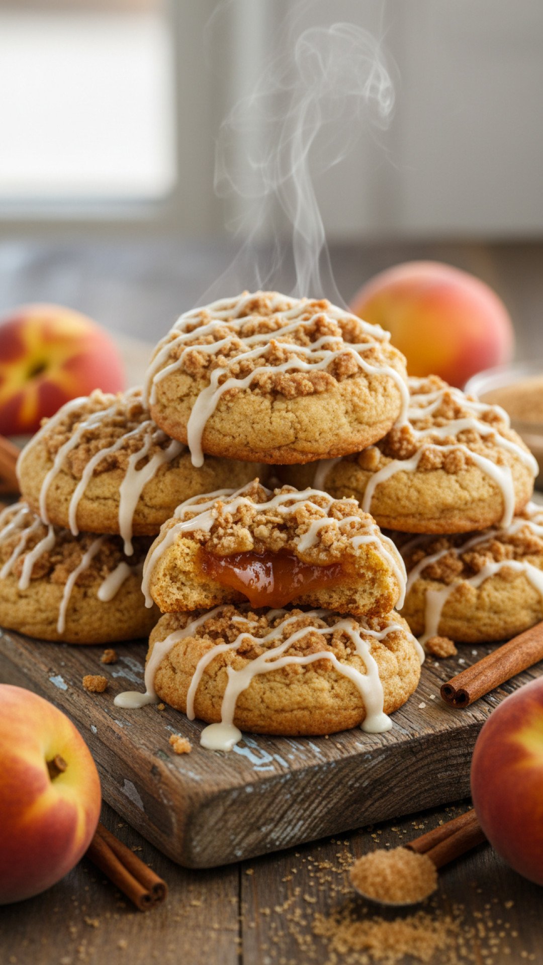 Peach Cobbler Cookies Preparation