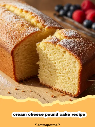 The Ultimate Cream Cheese Pound Cake Recipe: A Velvety Classic for Every Occasion