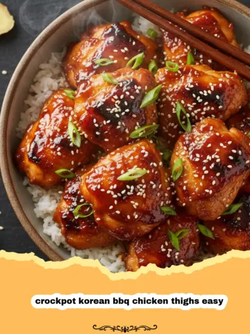 Easy Crockpot Korean BBQ Chicken Thighs: Your New Weeknight Hero! 1 Easy Crockpot Korean BBQ Chicken Thighs: Your New Weeknight Hero!