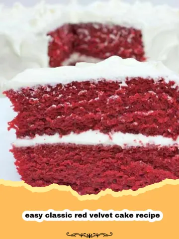 The Ultimate Easy Classic Red Velvet Cake Recipe with Tangy Cream Cheese Frosting