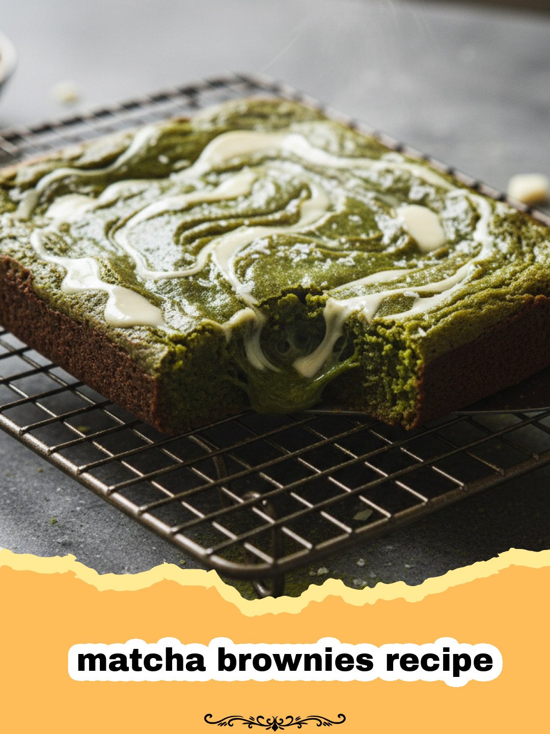 The Ultimate Fudgy Matcha Brownies Recipe: A White Chocolate Dream 3 matcha brownies recipe - A stack of vibrant green matcha brownies with a crinkly top on a wooden board.