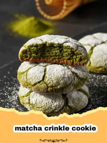 Vibrant Matcha Crinkle Cookies: The Perfect Earthy and Sweet Treat