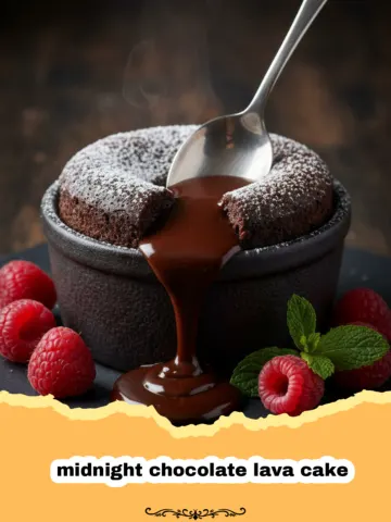 Midnight Chocolate Lava Cake: The Ultimate Late-Night Indulgence