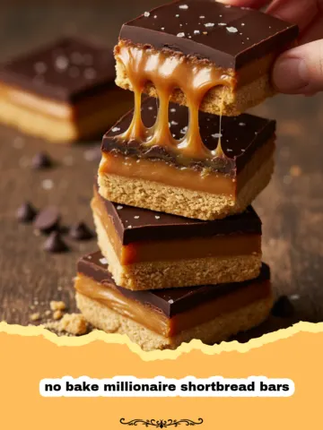 The Ultimate No Bake Millionaire Shortbread Bars