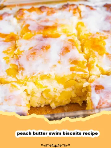 The Easiest, Most Delicious Peach Butter Swim Biscuits You’ll Ever Make!