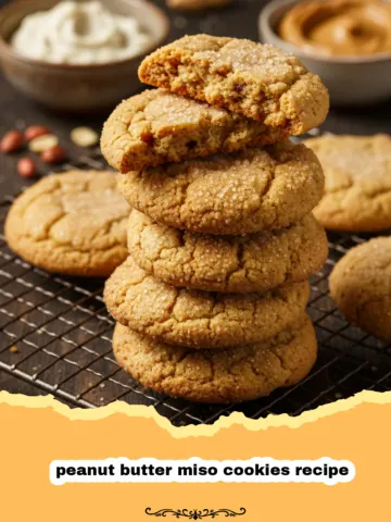The Ultimate Peanut Butter Miso Cookies Recipe