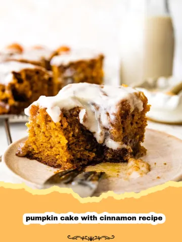 The Ultimate Moist & Spiced Pumpkin Cake with Cinnamon Cream Cheese Frosting