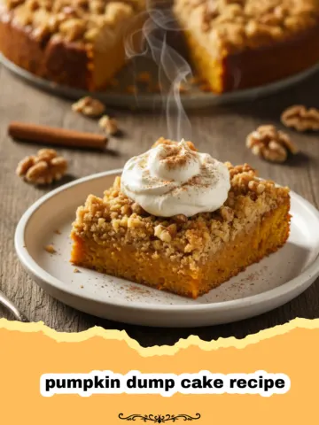 The Perfect Fall Pumpkin Dump Cake Recipe