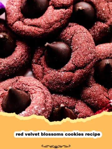 Divine Red Velvet Blossoms: The Ultimate Crinkly, Chewy Cookie Recipe!