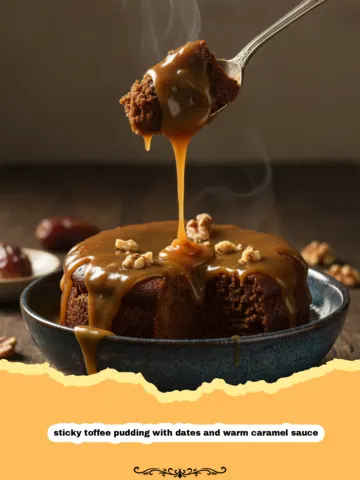 The Ultimate Sticky Toffee Pudding with Dates and Warm Caramel Sauce