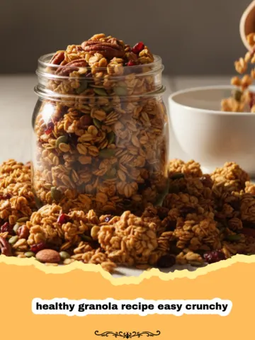The Best Healthy Granola Recipe: Easy, Crunchy & Customizable 9 The Best Healthy Granola Recipe: Easy, Crunchy & Customizable