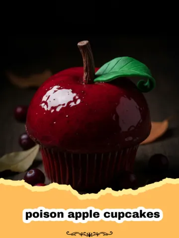 The Most Magical Poison Apple Cupcakes for Halloween