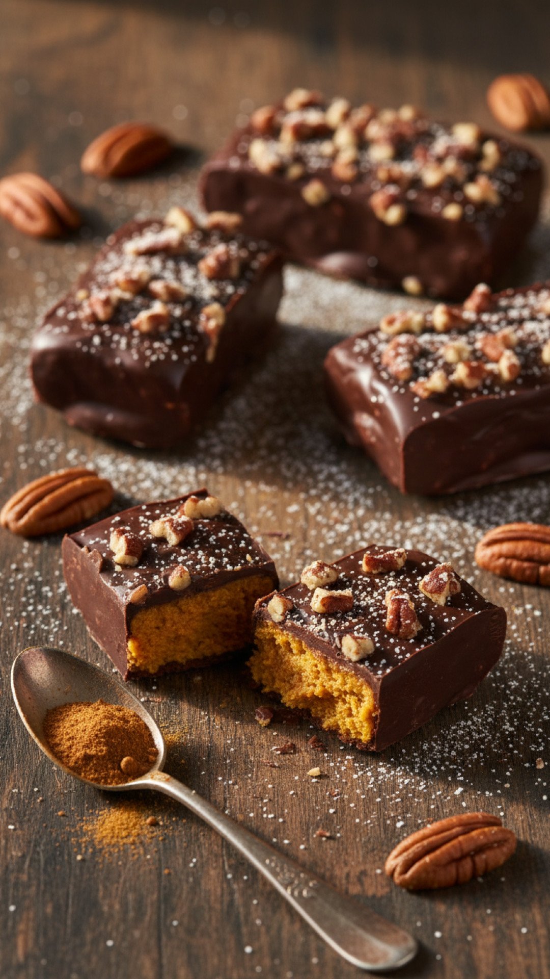 Pumpkin Spice Candy Bars Preparation