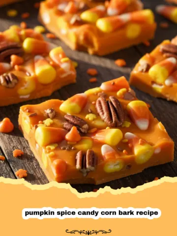 The Ultimate Pumpkin Spice Candy Corn Bark Recipe