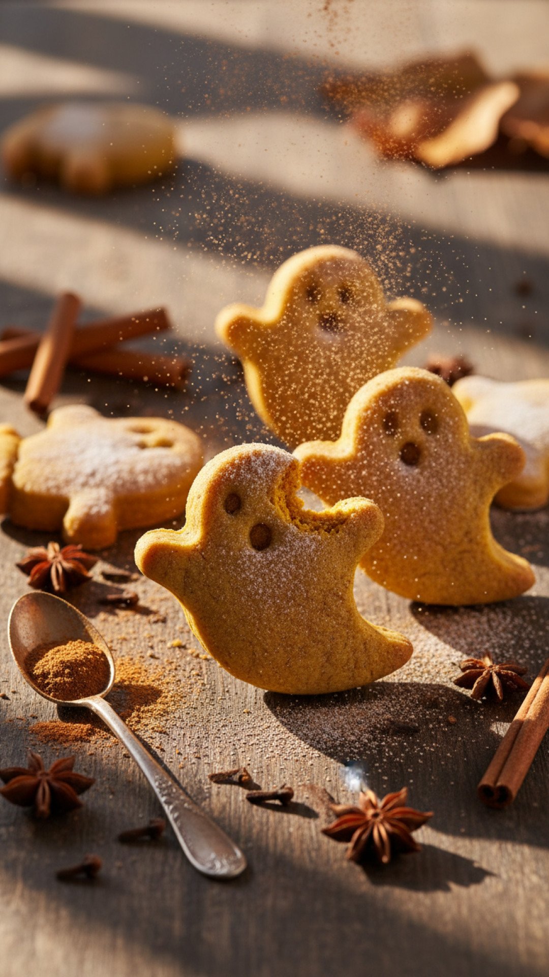 Pumpkin Spice Ghost Cookies Preparation