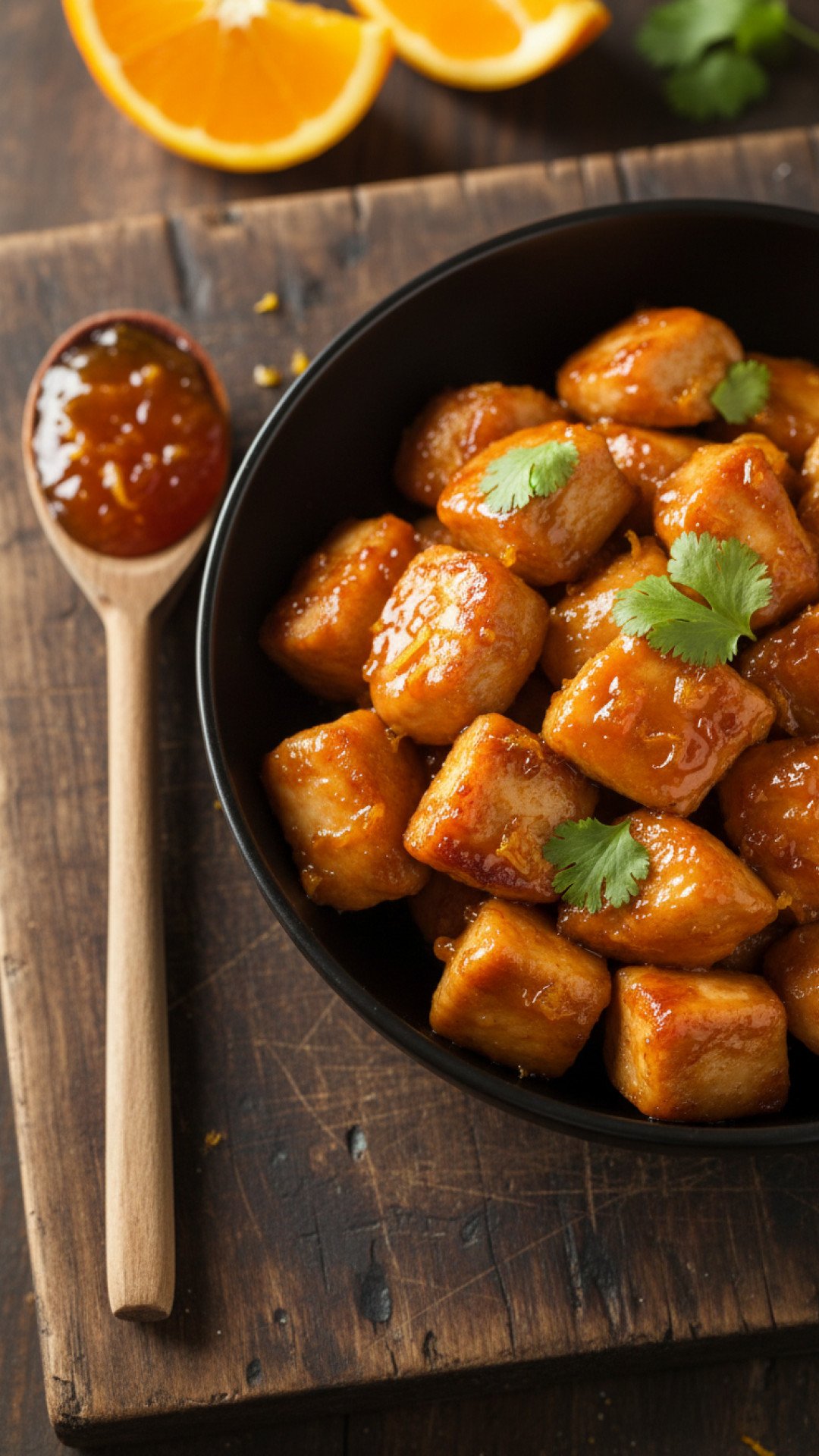 Easy Sticky Chicken with Orange Marmalade Recipe 4 Quick Sticky Chicken with Orange Marmalade Preparation