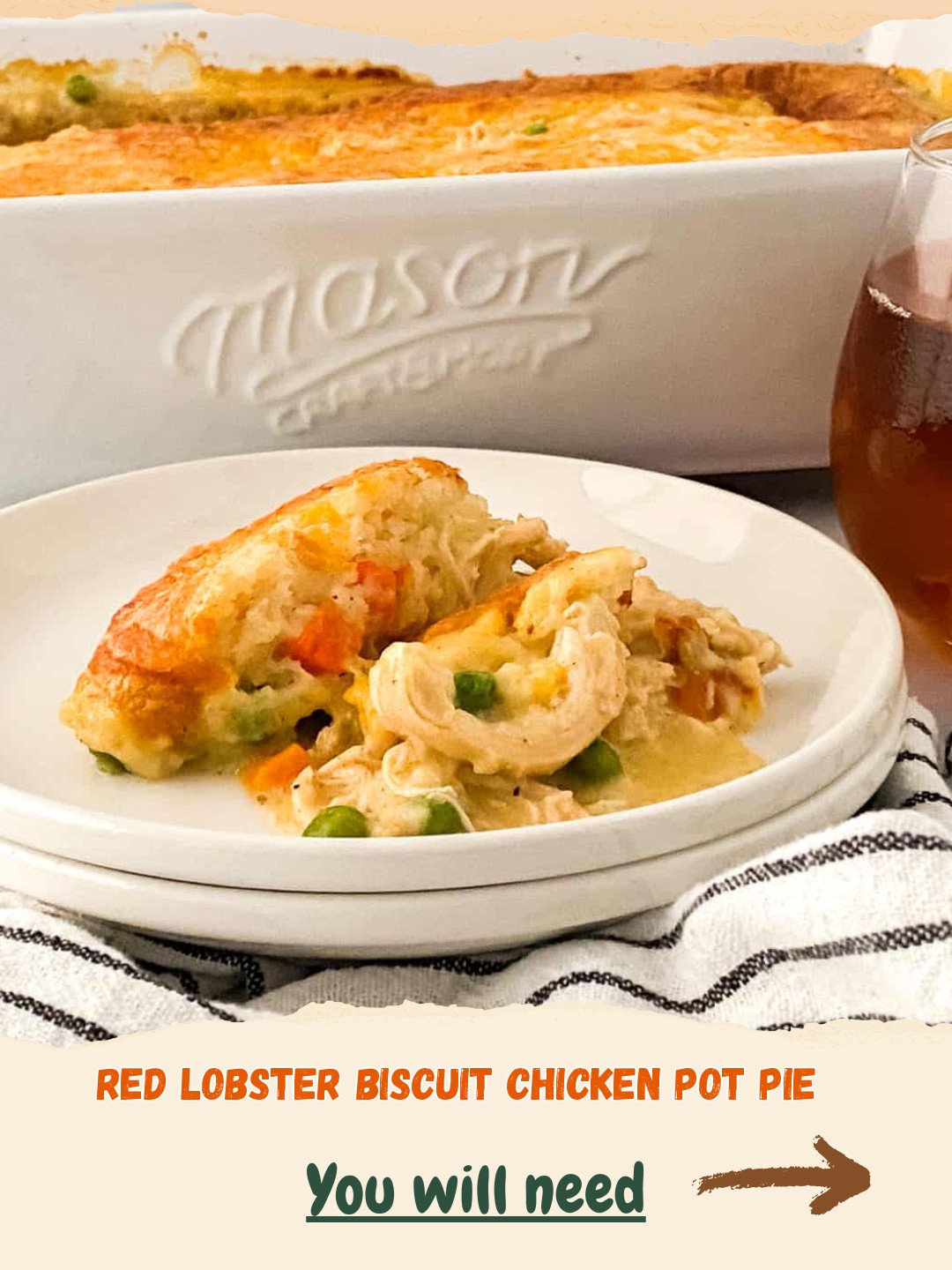 Red Lobster Biscuit Chicken Pot Pie Preparation