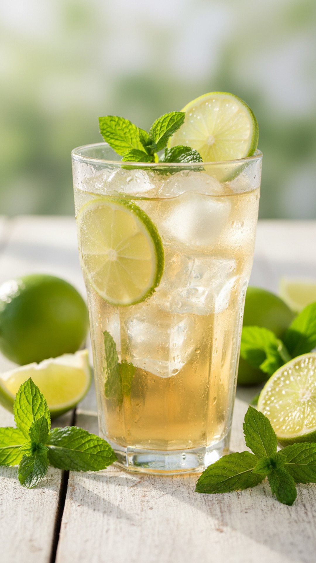 Refreshing Tropical Coconut Water Mocktail Preparation