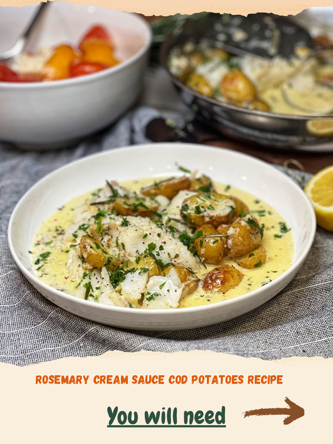 The Ultimate Rosemary Cream Sauce Cod and Potatoes: A Comforting Dinner Delight 4 Rosemary Cream Sauce Cod and Potatoes Preparation